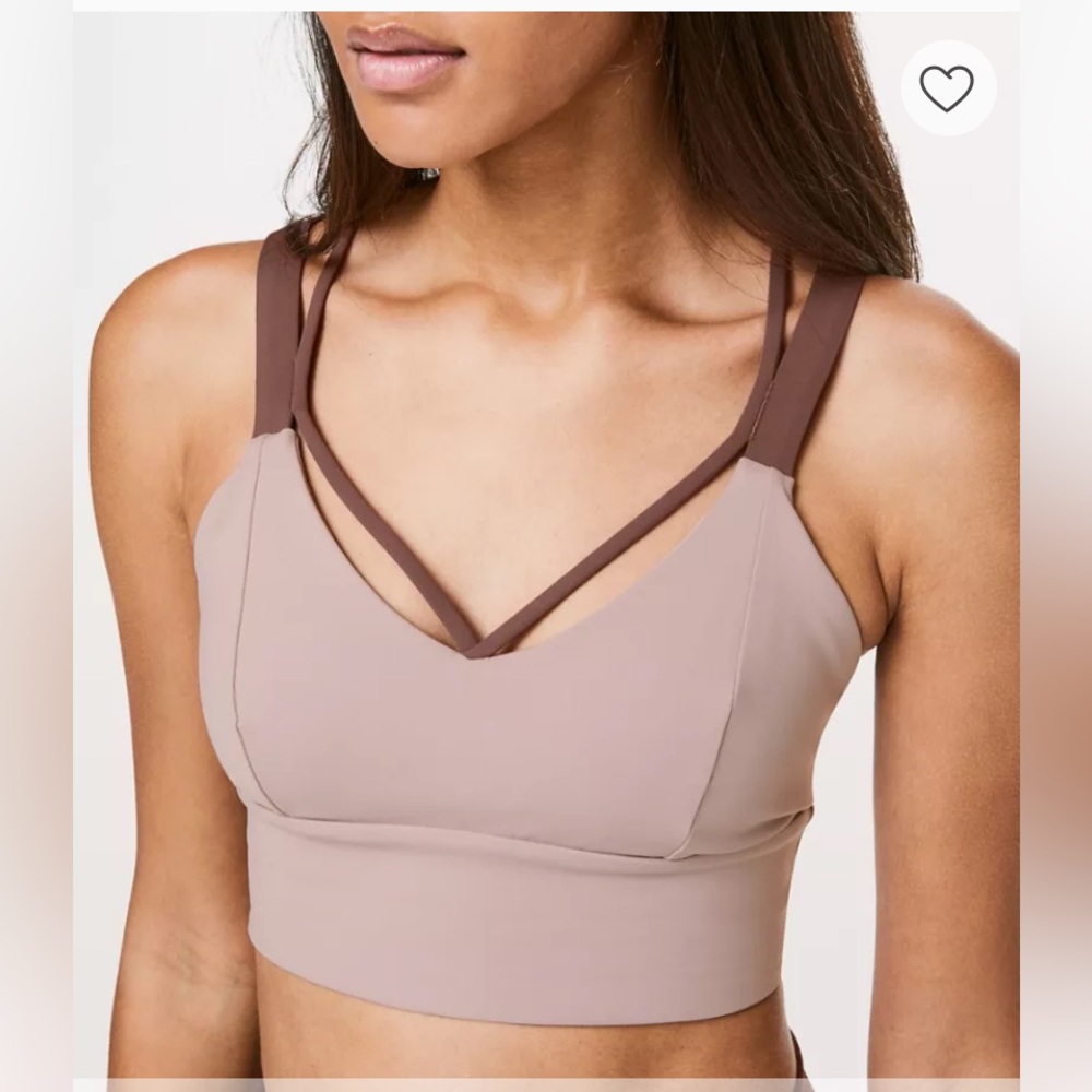 Lululemon Pushing limits Peru peri purple bra C25010